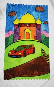 Alfombra de Oración Infantil Musulmana <span class=keywords><strong>MANSUR</strong></span> OEM, Novedosa, Pintable e Interactiva - Product Image 5