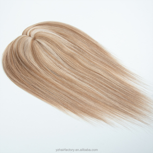 Prótesis Capilar de Cabello Humano Natural Marrón Oscuro, Súper Plana, con Base Mono Ondulada, para Mujer, Kosher - Product Image 5