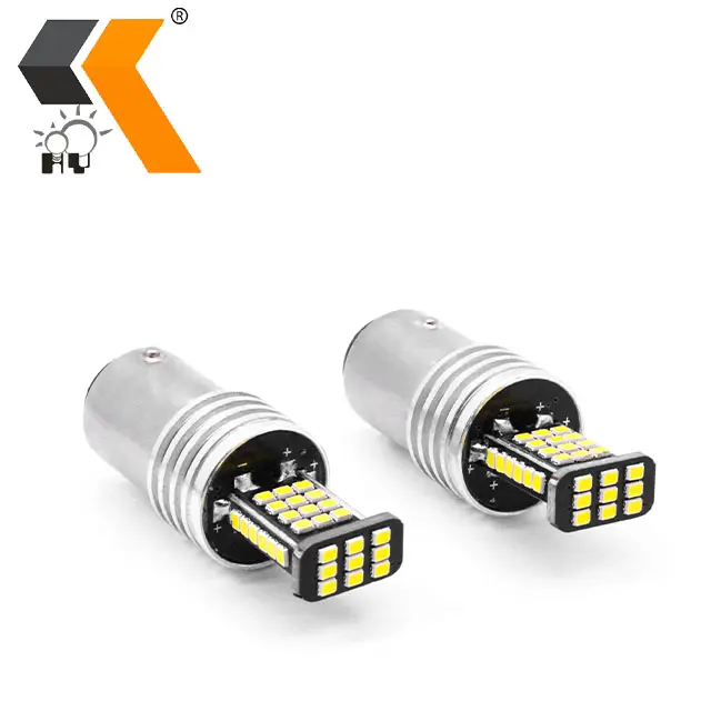 Kutsal yüksek parlak araba led fren işığı 2016 45SMD DC12V led/1157/ba15d led ampul fabrika canbus LED lamba