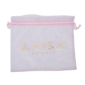 Vente en gros de sacs en organza sur mesure extra larges 35x50 - Product Image 4