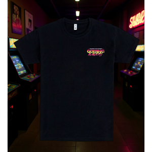 Camiseta Retro Academy negra con diseño de videojuegos, talla unisex para adultos - Product Image 3