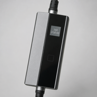 Nuevo Cable de Carga para Vehículos Eléctricos Tipo 2, 16A 32A Ajustable, Cargador Portátil con Pantalla LCD IP67, Enchufe UK Schuko AU para CEE, IEC 62752 7kW