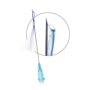 Güzellik V Çizgisi Kaş Kaldırma Emilebilir Polidioksanon <span class=keywords><strong>PDO</strong></span> Vsorb 21g-110mm/18g-110mm Çift Uçlu İğne - Product Image 2