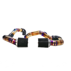 Kit Sistem Intake Udara Dingin Titanium untuk S55 F80 F8X M3 M4 Intake Pemasangan Depan - Product Image 1
