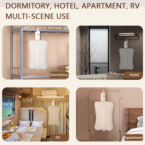 Mini sèche-<span class=keywords><strong>linge</strong></span> électrique portable compact pliable avec sac de séchage pour les voyages, les <span class=keywords><strong>camping</strong></span>-cars, la maison, l'appartement, le dortoir, le <span class=keywords><strong>camping</strong></span> - Product Image 6