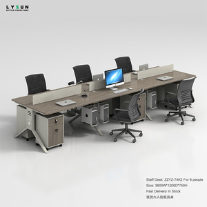 Escritorio <span class=keywords><strong>de</strong></span> <span class=keywords><strong>oficina</strong></span> modular minimalista moderno para espacio abierto, estación <span class=keywords><strong>de</strong></span> trabajo <span class=keywords><strong>de</strong></span> <span class=keywords><strong>coworking</strong></span> <span class=keywords><strong>de</strong></span> 2-8 plazas, <span class=keywords><strong>muebles</strong></span> <span class=keywords><strong>de</strong></span> trabajo <span class=keywords><strong>de</strong></span> madera para el personal - Product Image 5