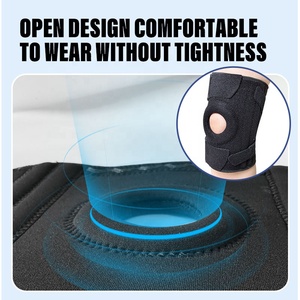 Chấn thương phục hồi chạy Workout phòng tập thể dục thể thao sử dụng có thể điều chỉnh nén đầu gối tay áo bọc với patellar Pad - Product Image 4