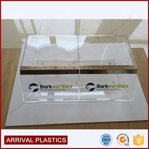 للبيع بالجملة صناديق حاويات تخزين أكريليك شفافة قابلة للتكديس مخصصة صناديق حلوى بلاستيكية بغطاء - Product Image 3