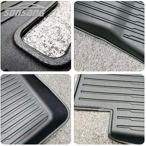 Sonsang พรมปูพื้นแบบเต็มชุดเสื่อปูพื้นสำหรับรถเทสลารุ่น3เสื่อปูพื้นรถยนต์บรรทุกสินค้าด้านหน้าด้านหลังทุกสภาพอากาศ - Product Image 5