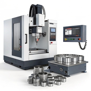Centre d'usinage vertical CNC de haute précision automatique avec accessoires en acier inoxydable de service de prototypage rapide - Product Image 1