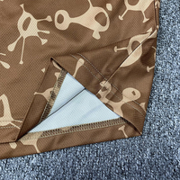 Short de sport imprimé par sublimation personnalisé en gros Short de basket-ball en maille de polyester respirant pour hommes
