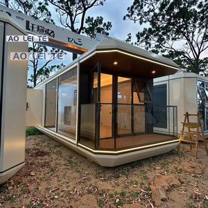 El Escudo de reentrada móvil prefabricado más barato Material resistente al calor Casa de cápsulas espaciales para la vida al aire libre y el <span class=keywords><strong>turismo</strong></span> - Product Image 2