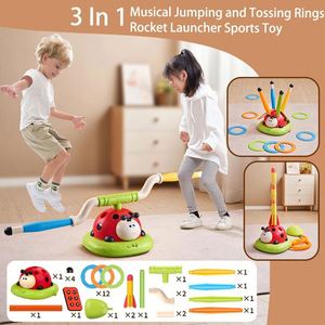 Ensemble de jeu interactif 3-en-1 pour le sport et le divertissement : Corde à sauter, Catapulte circulaire, Lanceur de fusées aériennes et Compétition de puzzles - Product Image 6
