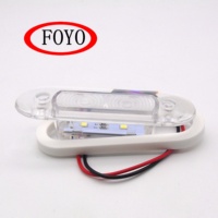 Lampe de courtoisie LED FOYO en acier inoxydable 304, éclairage d'ambiance, éclairage de pont, éclairage décoratif d'escalier pour accessoires de bateau/yacht/kayak/embarcation