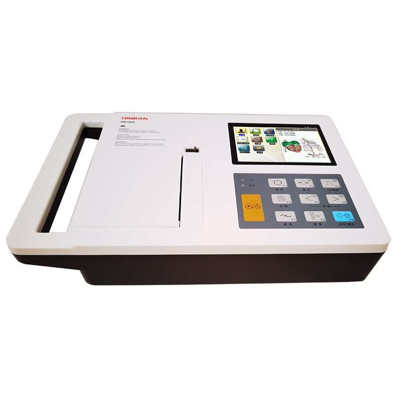 MN-ECG002 Standard 12 Lead ECG  Machine 6 Channel Electrocardiograph With 4.3 Inch Touch Screen