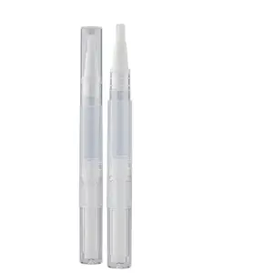 Single Hand Press Transparent Cosmetic Container Pens Applicator Eyelash Growth Liquid Tube Suitable for Travel and Business Tr
