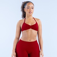 Nouvelle tendance : soutien-gorge de sport pour femme, taille XL, haute élasticité, sans couture, antichoc, respirant, léger, mat, réversible, en nylon/spandex