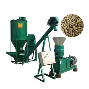 Youdo machinery animal feed crusher mixer pellets machine chicken feed pellet making machine