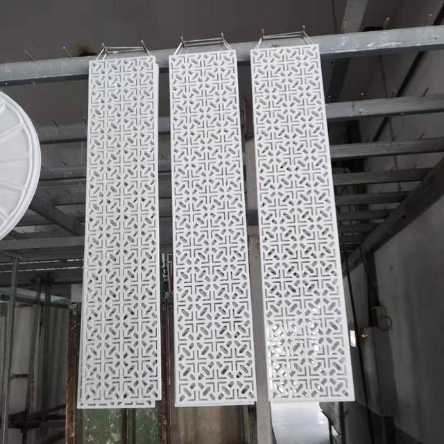 Hollowed-out Design GRG Fiberglass Gypsum Wall Panel