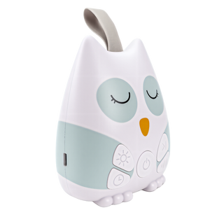 Cadeau de Noël Conception mignonne de hibou Alimenté par USB Aide au sommeil pour bébé Machine à bruit blanc avec 30 berceuses et minuterie d'arrêt automatique de bruit blanc - Product Image 4