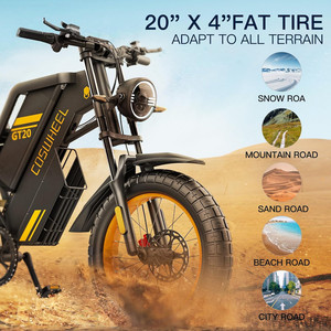 Moto Elettrica da Fuoristrada GT20 per Adulti con Motore da 1500W e Batteria al Litio Rimovibile 48V/25Ah - Product Image 3
