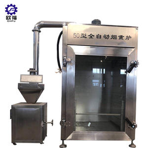 Four à fumage commercial en acier inoxydable, four à fumage multifonctionnel, grande capacité pour la fumée de viande, de saucisses, de <span class=keywords><strong>jambon</strong></span>, de poisson - Product Image 1