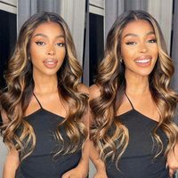 Perruque de Cheveux Humains Bruts Vietnamiens Alignés aux Cuticules 13x6 HD en Dentelle Suisse sans Colle pour Femmes Noires – Vente en Gros