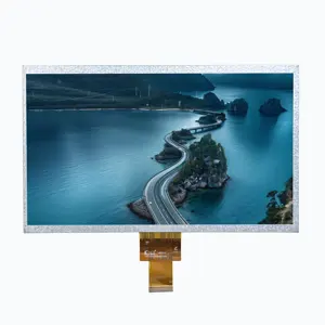 10.1 pollici 1024*600 TFT display paesaggio display 350nits tutta la visualizzazione LVDS interfaccia CTP o RTP può essere personalizzato schermo