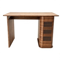 Table de bureau extensible moderne en bois sur mesure pour la maison, l'étude et l'utilisation informatique – Table compacte pour ordinateur portable en bois durable
