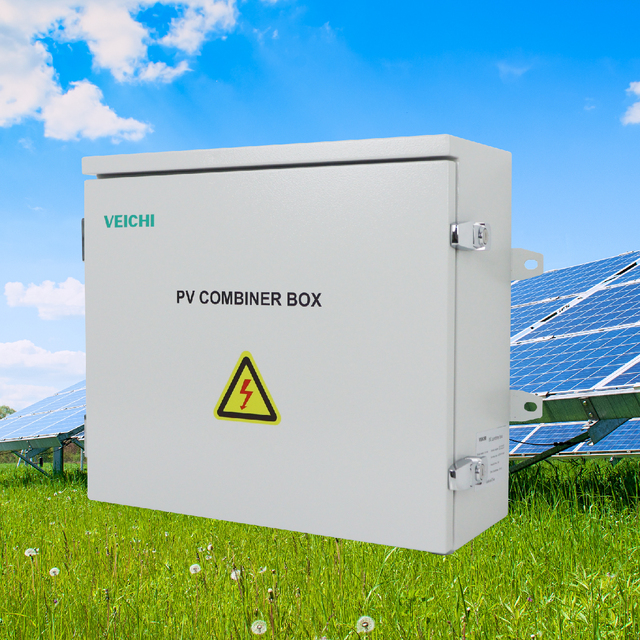 VEICHI Hot Sale Outdoor Photovoltaic Combiner Box Multi-input 8 Way Single Output 8 in 1 Out Junction Boxes for Solar PV System
