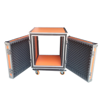 Boîtier de rack 12U ShockProof avec support de table ampli rack flight case