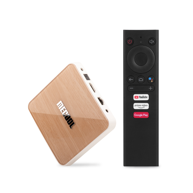 Km6 Deluxe 4K HDR Smart Dual Wi-Fi Set-Top Box S905X4 Quad Core 4G 32G Android 10 TV Box with Remote Control