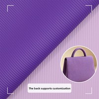 Cuir PVC classique à rayures verticales de 0,9 mm, finition épaisse gaufrée, résistant aux rayures, sans odeur, pour sac Y1846