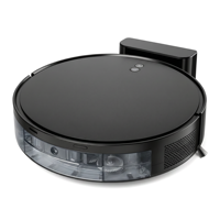 Robot laveur intelligent QSV6 avec navigation gyroscopique, nettoyage humide et sec, aspirateur à recharge automatique pour hôtels, garages et foyers