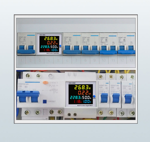 6 en 1 affichage <span class=keywords><strong>compteur</strong></span> intelligent Din Rail AC moniteur tension courant facteur de puissance actif KWH énergie <span class=keywords><strong>électrique</strong></span> <span class=keywords><strong>compteur</strong></span> de fréquence D52-2066 - Product Image 3