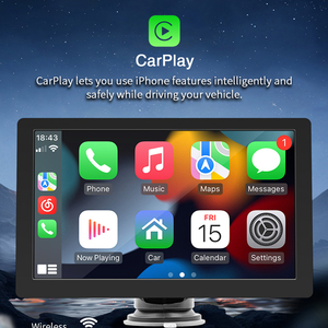 9 pulgadas 720P versión táctil pantalla carplay teléfono enlace inalámbrico carplay navegación reproductor de DVD portátil para coche Pantalla de coche - Product Image 4