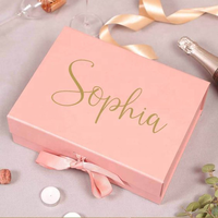 Boîte cadeau pliable OEM en gros, boîte d'emballage en papier rigide de luxe avec logo personnalisé et fermeture magnétique pour vêtements et accessoires