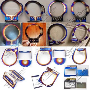 60mm 67mm यूनिवर्सल JDM कार के डैशबोर्ड Holdering ब्रैकेट टाइटेनियम जला नीले Defi गेज कवर फली के लिए माउंट धारक ऑटो कार मीटर - Product Image 2