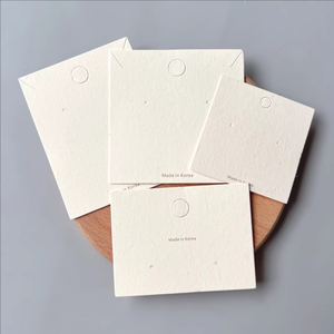 Biểu Tượng Tùy Chỉnh Thẻ Đồ Trang Sức Bông Tai Vòng Đeo Tay Sang Trọng Đục Giấy Treo Tag Có Thể Gập Lại Vòng Cổ Treo Tag - Product Image 5