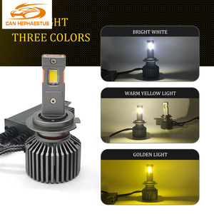 K11S alta calidad nuevo estilo tres colores luz blanca fría/amarillo Control remoto <span class=keywords><strong>IP68</strong></span> bombillas LED para faros H4 9005 9012 9006 H7 - Product Image 5