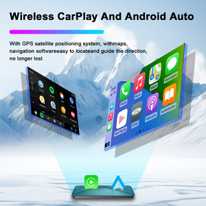 Radio para Auto Android con Pantalla Táctil Dual de 9 Pulgadas para UTV, Reproductor de <span class=keywords><strong>DVD</strong></span> para Auto, Radio con Carplay Inalámbrico, GPS, Navegador, Sistema Multimedia para Auto - Product Image 5