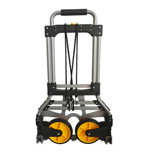 Carretilla <span class=keywords><strong>de</strong></span> Plataforma Plegable <span class=keywords><strong>de</strong></span> Metal Resistente con 2 Ruedas para Transporte Industrial y Compras - Product Image 3