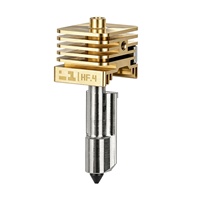 Hotend de Alto Flujo Mejorado para Impresora 3D Bambu Lab P2S / X2D / H2D / H2C / H2S, Disipador de Calor de Latón, Boquilla de Acero Endurecido Integrada