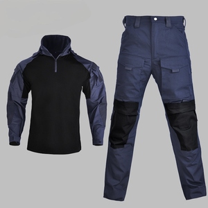 Ensemble d'uniformes tactiques Kango pour garde de <span class=keywords><strong>s</strong></span>écurité, uniforme professionnel <span class=keywords><strong>Coyote</strong></span> noir avec patchs d'insigne, vente en gros - Product Image 1