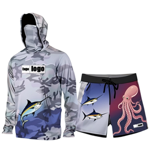 Chemise de pêche de tournoi respirante UPF 50, impression HD, commande personnalisée, manches polo, logo, impression, bouton, unisexe, séchage rapide, été - Product Image 3