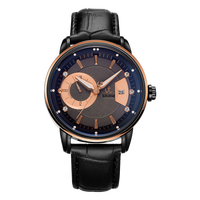 Montre homme automatique mécanique 3D personnalisée UTIME, nouveau design, verre acier inoxydable, résistance à l'eau 5 BAR, mouvement MIYOTA