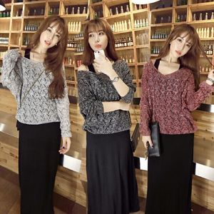 Suéter de Lujo con Capucha, Tejido Largo y Estampado, Suéteres Casuales de Invierno para Dama/Mujer, Venta al Por Mayor - Product Image 4