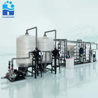 Système de filtration d'eau par osmose inverse 20000LPH OEM ODM pour eau du robinet/forage/puits, installation de traitement d'eau RO avec contrôle PLC