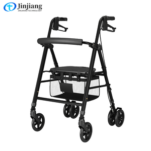 Déambulateur multifonctionnel pour personnes âgées en alliage d'aluminium léger et portable avec siège pour la rééducation - Product Image 6
