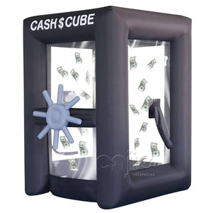 Event <span class=keywords><strong>Promotion</strong></span> Aufblasbarer Cash Grab Booth Aufblasbarer Money Machine Booth aufblasbarer Cash Cube - Product Image 1